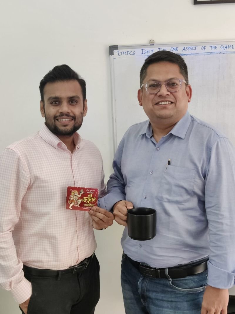 Saumil Parikh with Harish Menon